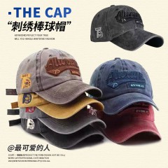 2026新款字母刺绣鸭舌帽潮女款帽子户外时尚个性街头男遮阳棒球帽