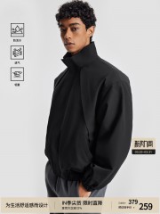 BODYDREAM轻量化男士外套立领活页分割男装春装通勤短宽运动夹克